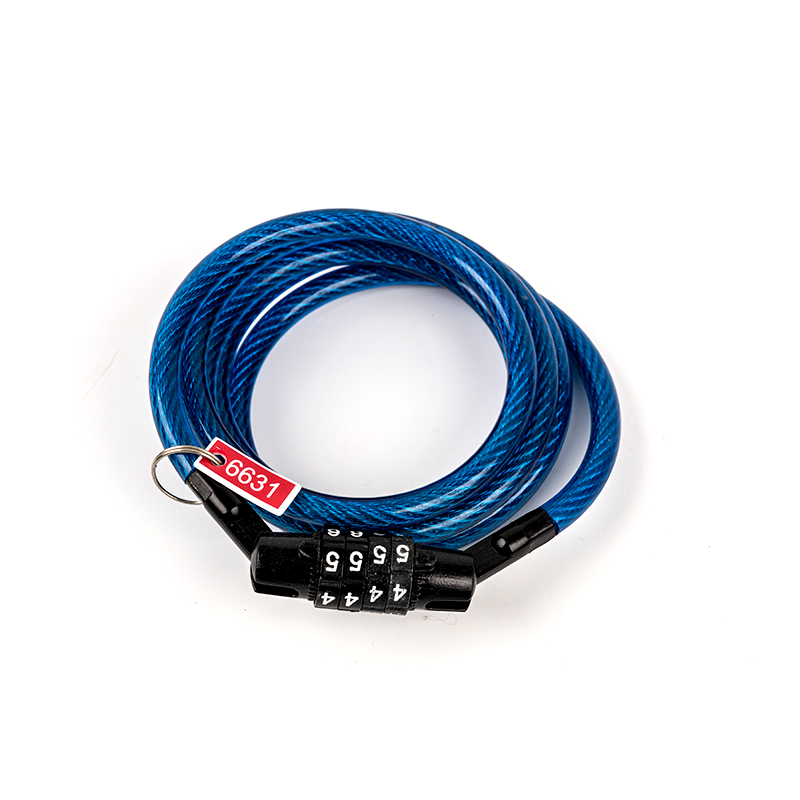 0,1 kg Zug und scherfestes kodiertes Stahlkabelschloss