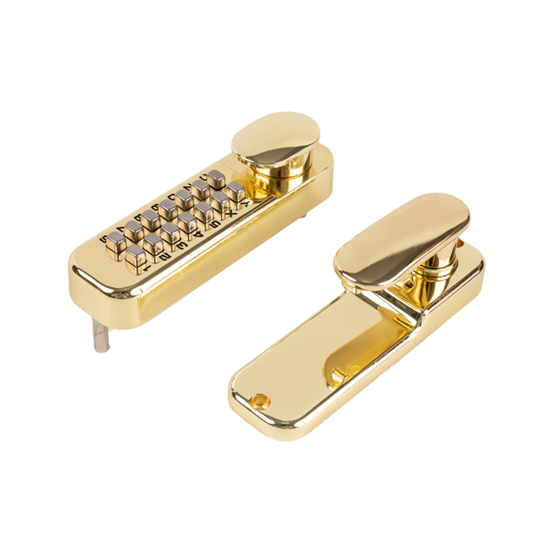 Einfach zu operierter Knopftürschloss